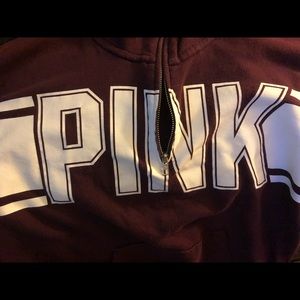 Maroon VS PINK  1/2 zip pullover